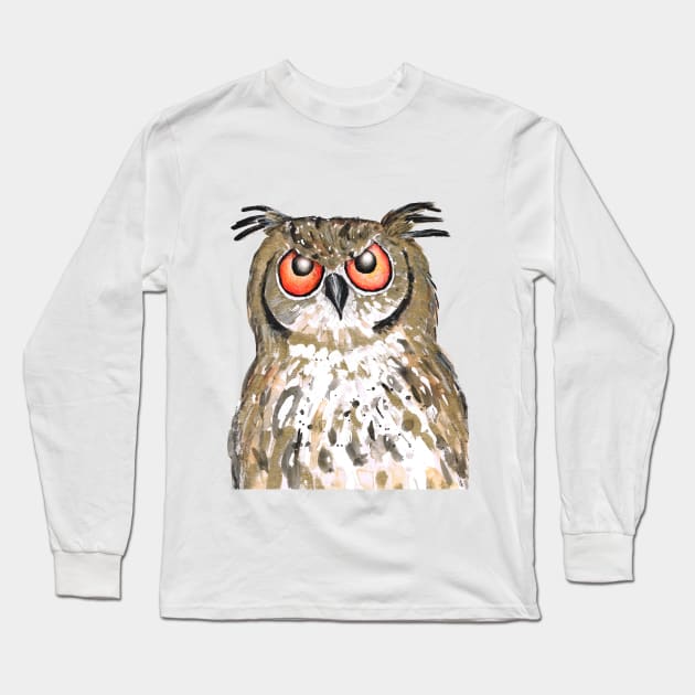 Golden owl Long Sleeve T-Shirt by Bwiselizzy